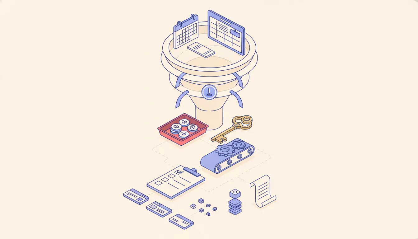 A SaaS workflow recovery drill with a stopped event conveyor, quarantined duplicate tokens, a replay key, and an operator closure checklist